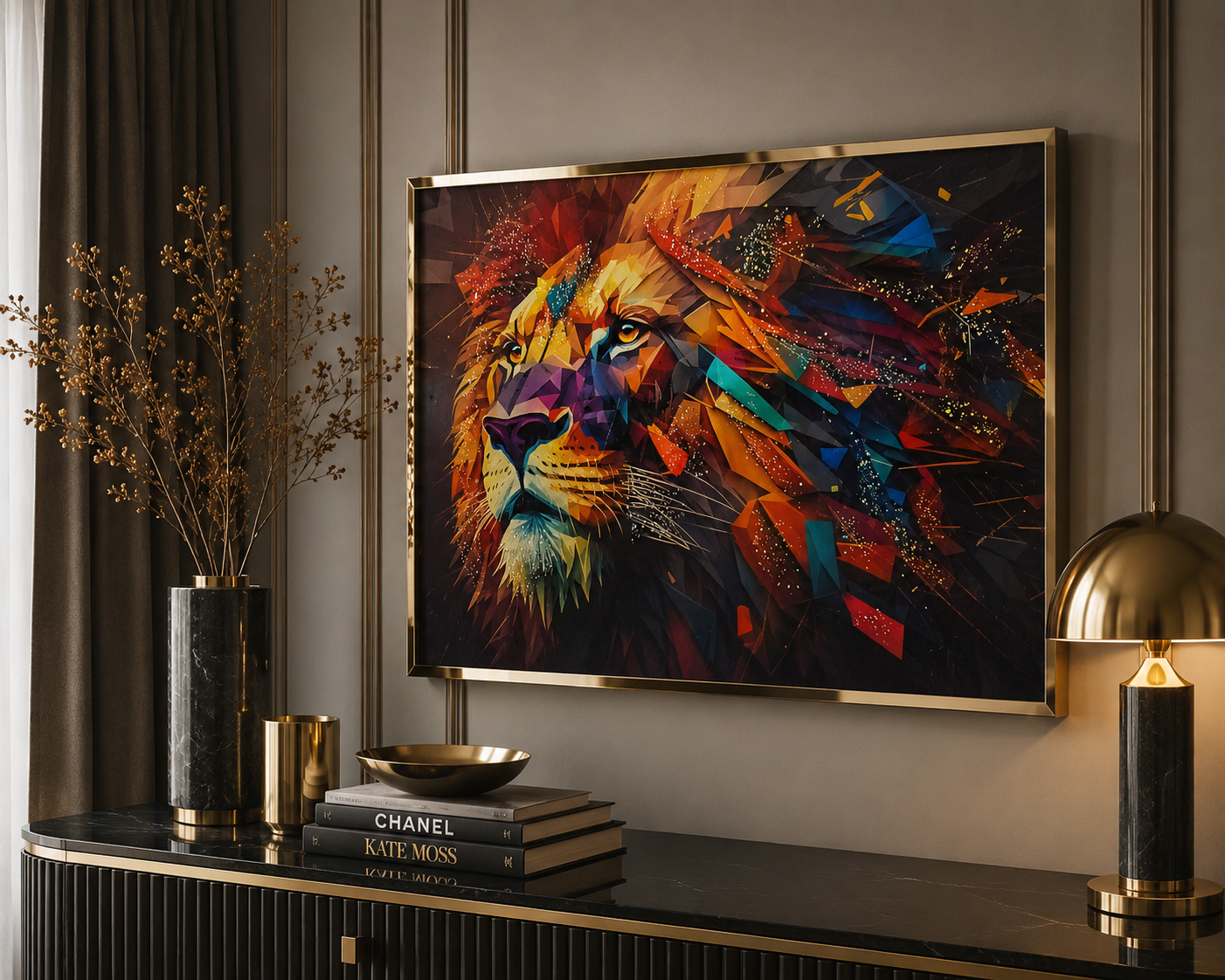 картина 113 Картина с златна рамка - 113 - Image 1